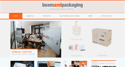 Desktop Screenshot of boxesandpackaging.co.uk