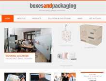 Tablet Screenshot of boxesandpackaging.co.uk